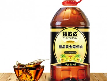 福佑达精品黄金菜籽油4L