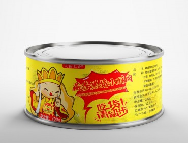 天籁之香藏香黑猪小酥肉罐头200g*20罐